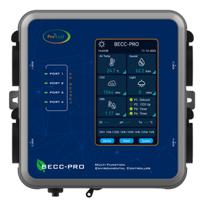 Controlador de clima CO2, sensor de temperatura y humedad, luz, aplicación remota, control, tienda de cultivo interior, cámara climática hidropónica - Product Image 1