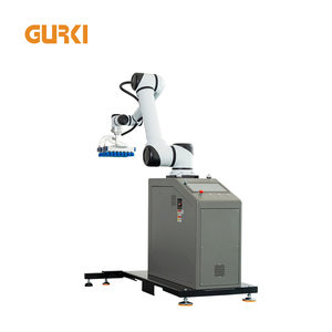 El paletizador automático GURKI maneja sin esfuerzo las cajas y bolsas Apilamiento suave y menos trabajo Fácil de operar para aplicaciones de productos básicos - Product Image 1