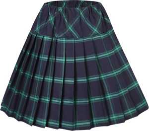 Özel Logo yüksek kalite iskoç eteği Lady Tartan Mini hibrid ekose etekler elbise genç kız öğrenciler yetişkinler için