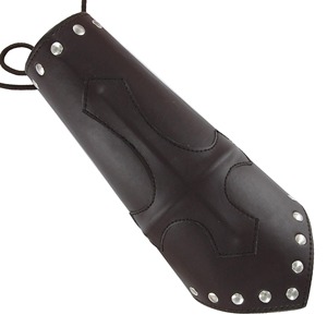 Bowman'ın deri rönesans harp Bracer LARP fuarları sahne yapımları için Set-el işi deri el sanatları - Product Image 5