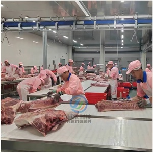 Tavuk kesim makinesi hattı konveyör bant çelik et üretim işleme hattı - Product Image 2