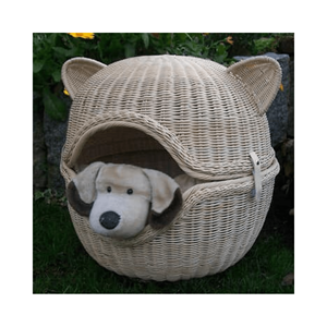 Sevimli Rattan Pet yatak ev el sanatları kedi kınamak yıkanabilir yastık hayvan desen küçük köpekler ve kediler için - Product Image 5