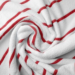 Yüksek kalite % 100% pamuk havuz havlusu hızlı kuru çevre dostu temel yatay şerit tasarım kırmızı soğutma örme toplu olarak kullanılabilir - Product Image 5