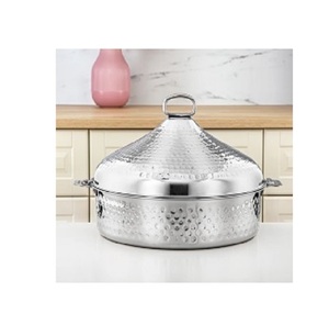 Hot bán bạc vàng thiết kế sang trọng soong phục vụ lẩu <span class=keywords><strong>Tera</strong></span> vàng đôi lẩu 1500/2500/4500/6000 ml xuất khẩu từ Ấn Độ - Product Image 4