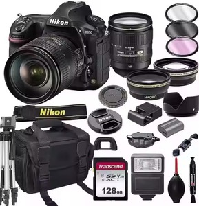 Ekstra aksesuarlar ile 24-120mm F/4G AF-S ED VR Lens + 64GB Pro ile D850 FX D7500 DSLR kamera - Product Image 1