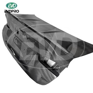 CSL tarzı kuru karbon FIBER bagaj 2021-2023 BMW 3 serisi G80 M3 için - Product Image 6