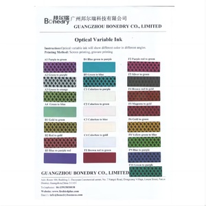 溶剂型油墨印刷安全文件油墨用于安全丝网印刷A4光学可变油墨 - Product Image 4