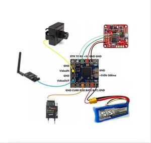 QZ BOM Ultra Small Mini OSD <strong>FPV</strong> <strong>Video</strong> Overlay Module for sp racing F3/Naze32/CC3D/F4/F7 Flight Controller - Product Image 4