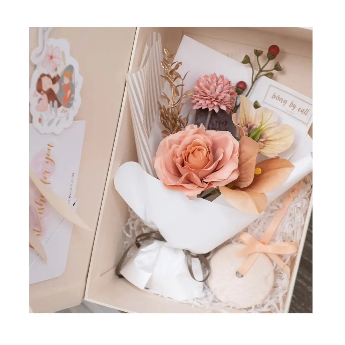 Handmade Quà Tặng Khuyến Mại Đảng Wedding Đa Phong Cách Trang Trí Tùy Chỉnh Hộp Hoa Nhỏ Box - Sunly M Made Tại Việt Nam