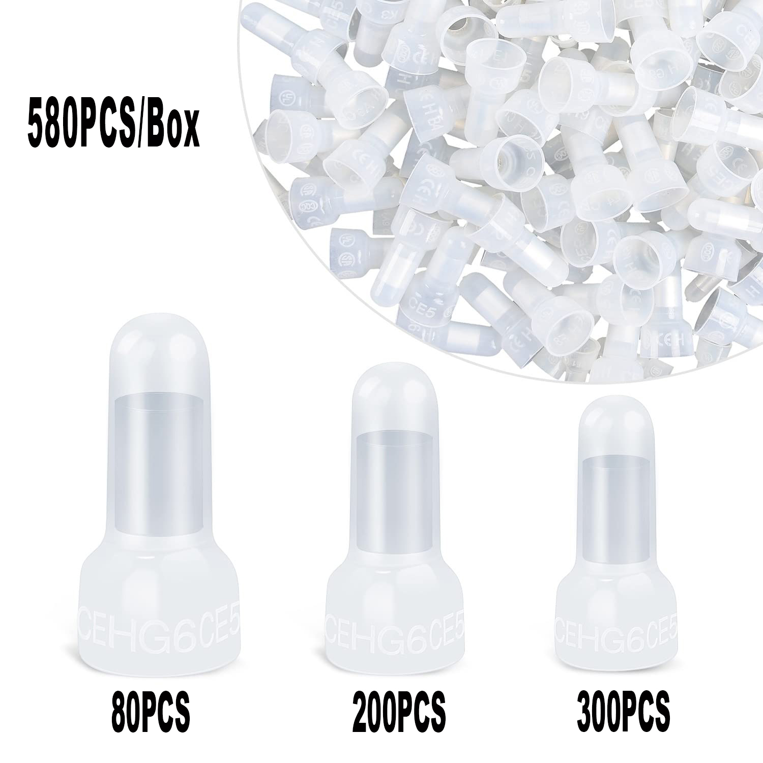 300 pièces CE1 + 300 pièces CE2 + 80 pièces CE5 /boîte