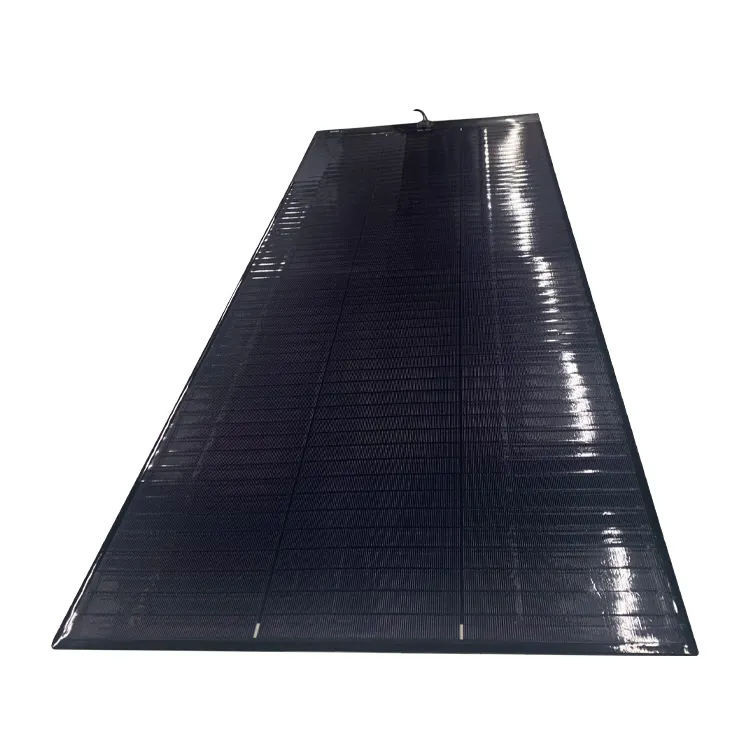 Alta calidad buen precio 390W 400W 410W 440W ETFE panel solar flexible curvo de película delgada