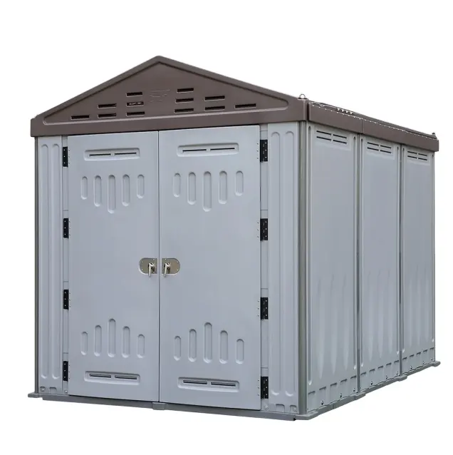 Prodotti all'ingrosso campeggio pollaio cancello disegni immagini Design capannone di stoccaggio esterno piccola casa mobile