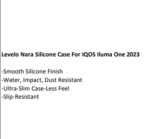 Levelo Nara trường hợp da cho Iluma một 2023 phong cách cổ điển Silicone thuốc lá trường hợp - Product Image 2