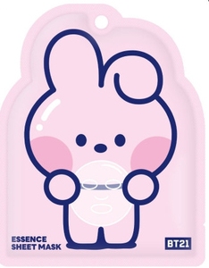 BTS BT21ミニニエッセンスフルフェイスフェイシャルシートマスク-すべての肌の状態に対応するアンペアタイプのエッセンス。韓国フェイス7タイプマスク - Product Image 2