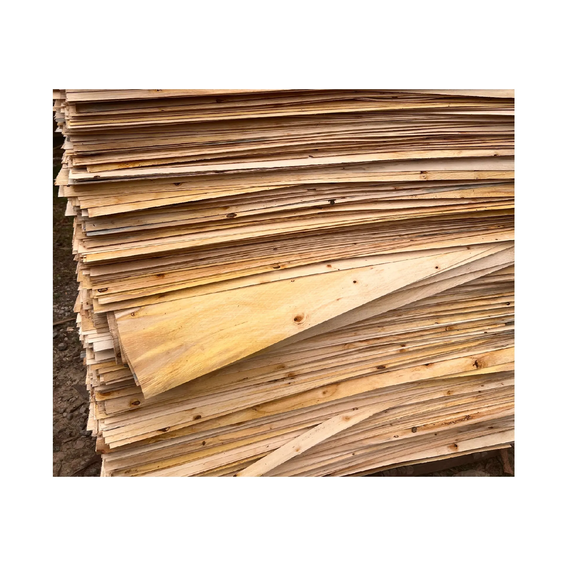 طبقة خشبية 1.5 مم 1.8 مم بقشرة دوارة للخشب الرقائقي 970x460x1.7-2.2 للبيع بالجملة بكميات كبيرة من فيتنام