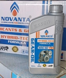 Novanta EP 80W 90 API GL 5 sentetik otomotiv kamyonlar için dişli yağı <span class=keywords><strong>1</strong></span> Litre Premium yağlayıcı arabalar endüstriyel kullanım baz yağ