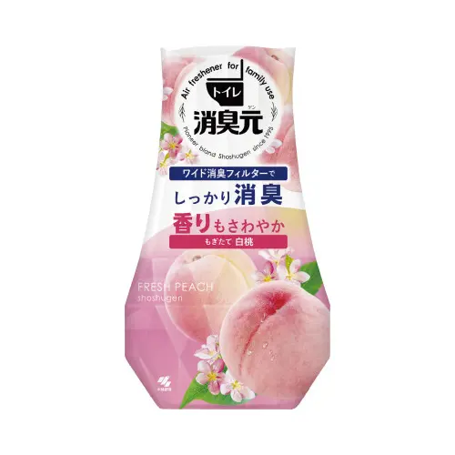 Kobayashi Pharmaceutical Toilet Deodorizer Freshly Picked White Peach 400ml