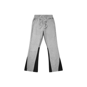 İlkbahar sonbahar moda geniş bacak Flare adam pantolon özel pantolon gevşek rahat düz renk <span class=keywords><strong>erkek</strong></span> Streetwear Flare Sweatpants