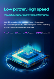 Mini PC Leaderhub moderno con WiFi5 Bluetooth 5,2 e Intel N100 para una conectividad y rendimiento sin problemas - Product Image 4