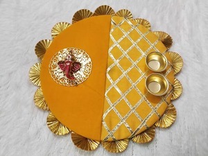 Shivratri Ganesh ChaturthiとJanmashtmiフェスティバルのRakshaBandhanフェスティバルデコレーション用の高品質の各種プージャタリ - Product Image 2