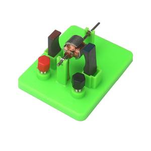 Kit fisico elettrico fisico per la scuola media modelli di fisica Kit di esperimenti per circuiti modello motore aperto modello di motore piccolo DC