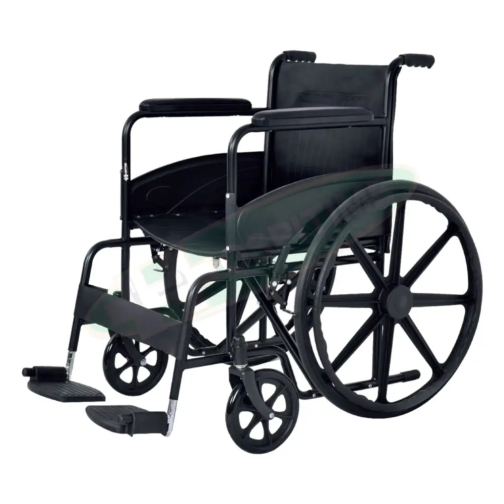 Hospitime Hospital Rollstuhl klappbar mit Mag Wheels - MS / SS Framework Krankenhaus möbel