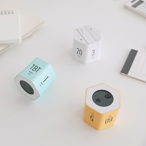 MOOAS Multi-Hexagon <strong>Clock</strong> Cube, Digital <strong>Clock</strong>, Pomodoro <strong>Timer</strong>, Backlit Display 12/24H <strong>Count</strong> up &amp; Countdown, Flip <strong>Timer</strong> - Product Image 5