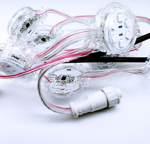 Smd5050 High Brightness Programmable 40mm Diameter Led <strong>Pixel</strong> Ball Rgb Dc 24v 6leds Led <strong>Point</strong> <strong>Light</strong>, Decoration Lighting <strong>Pixel</strong> - Product Image 2
