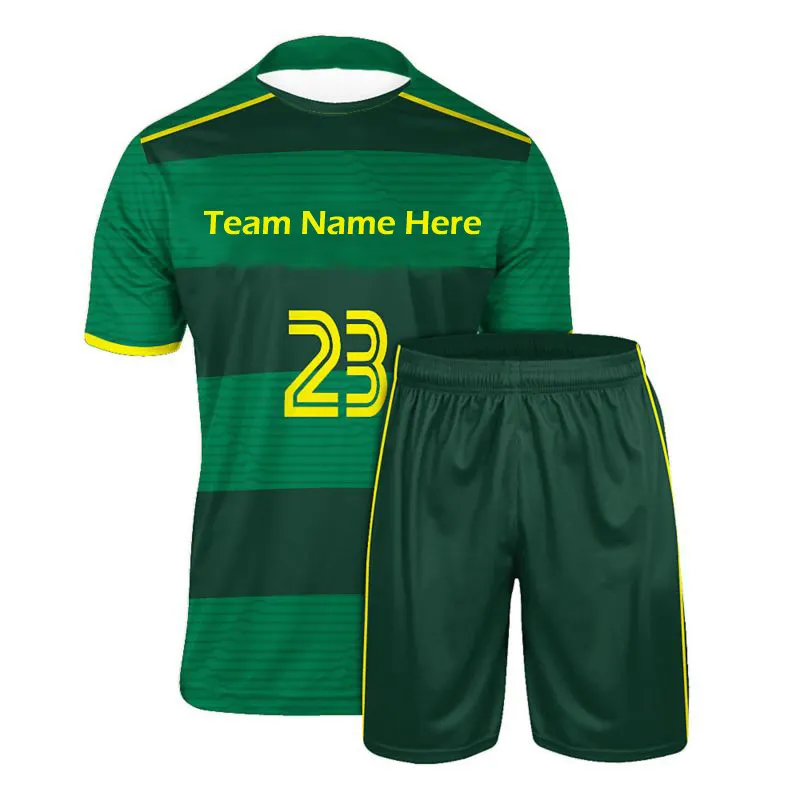 Factory Wholesale Custom New Design Breathable Polyester Football Soccer Jersey Set Best Price Sublimation Sports Soccer Uniform