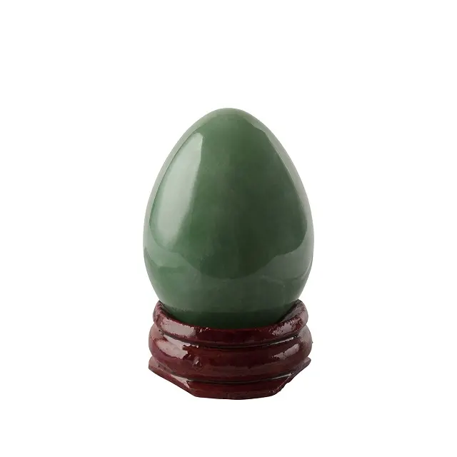 Uova di avventurina verde di alta qualità all'ingrosso pietre semipreziose metafisiche di agata di guarigione di cristallo naturale all'ingrosso in vendita