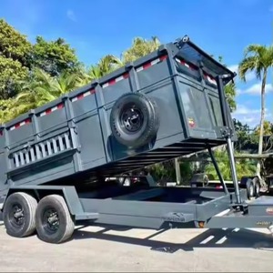批发8轮农用自卸拖车10吨单轴液压倾卸拖车箱价格便宜，以电机为核心部件 - Product Image 2