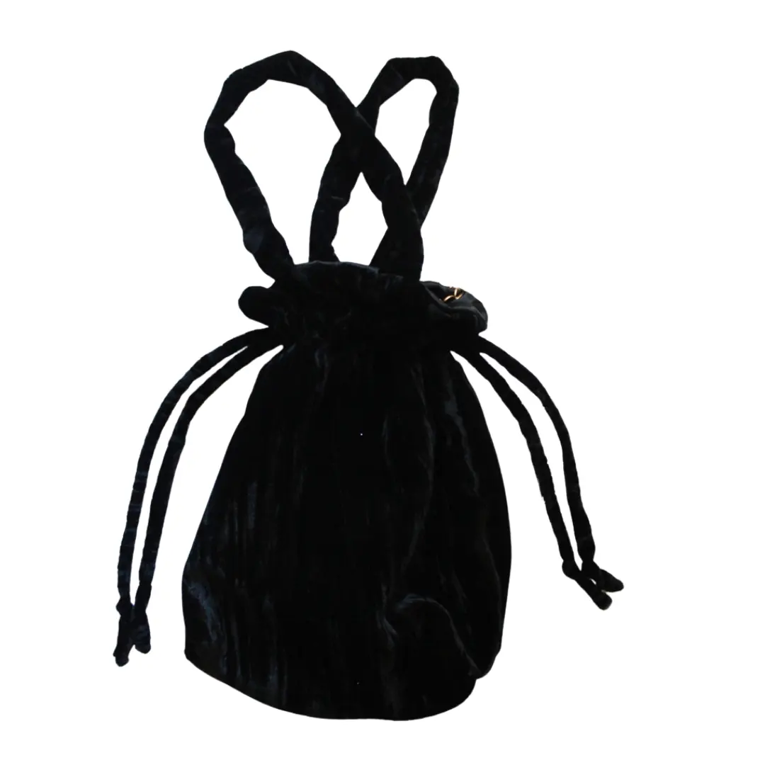 Роскошные итальянские мини-сумки Модные женские повседневные элегантные черные бархатные