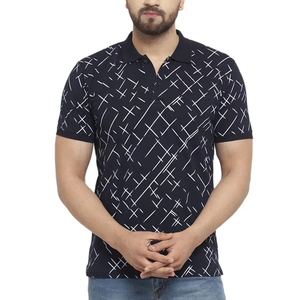 高品質カスタムメンズ速乾式ボタンポロTシャツ卸売昇華プリントソリッドパターンあなた自身のブランドを作成しますDe - Product Image 1