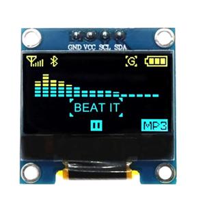 Two-color 0.96 inch oled screen 12864 <strong>LCD</strong> <strong>display</strong> module ssd1306 Serial port parallel port <strong>i2c</strong> <strong>interface</strong> 4-pin module - Product Image 1