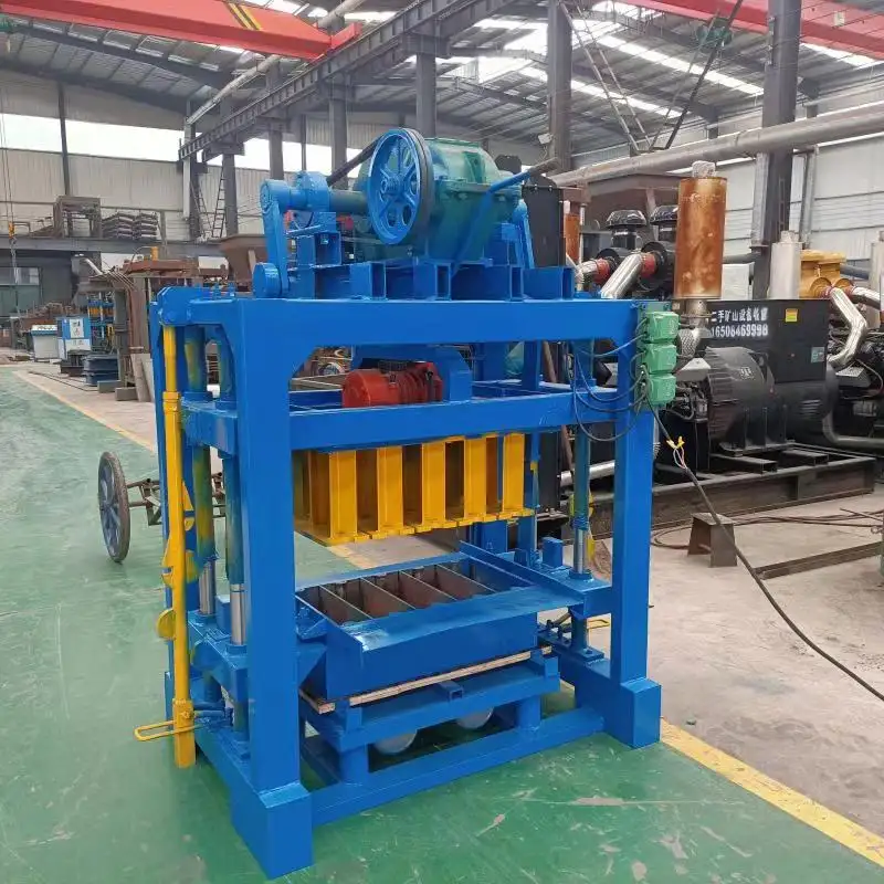 Full automatic qtj440 arc block production line brick making machine factory in turkey