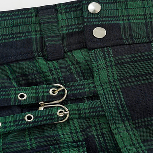 Erkek Premium kalite Tartan poli viskon Kilt geleneksel yayla iş amaçlı Kilt yaz yeni pantolon için pamuktan yapılmış - Product Image 4