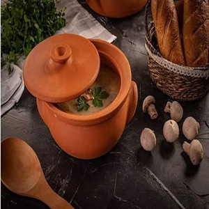 El yapımı 100% doğal kil Handi Set Desi tarzı pişirme & ev kullanımı için hizmet en iyi fiyata hindistan ihracatçı kil Handi - Product Image 3