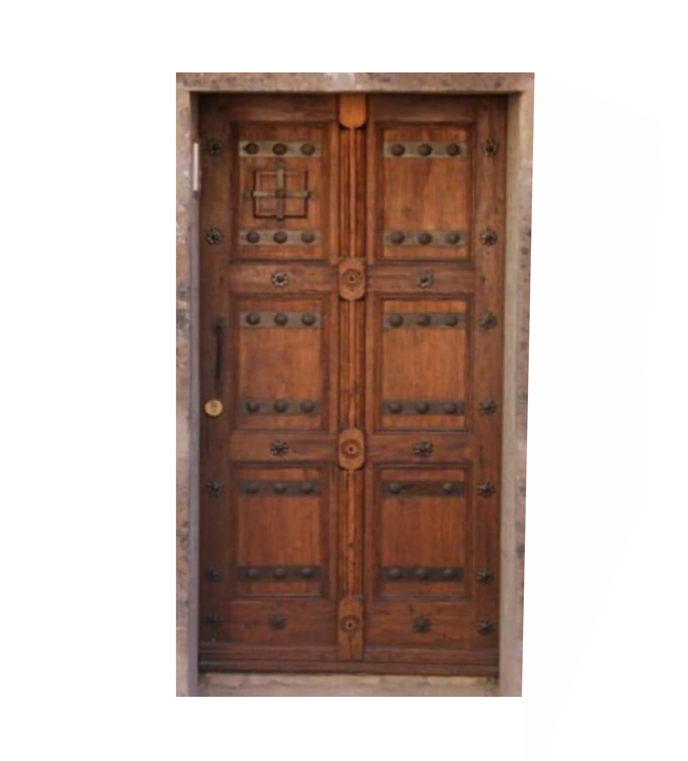 Venta al por mayor de alta calidad de lujo moderno Vintage Puerta Muebles Indian Royal Living Home Entrada Vintage Puerta de madera Puerta exterior