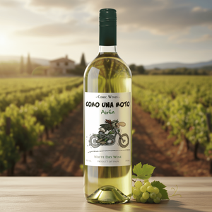 Como UNA moto, khô trắng, 100% airen, 11% vol Alcohol, varietal Tây Ban Nha, 0,75lt, từ castilla La Mancha. - Product Image 3