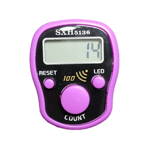 Mini contador digital LED Tasbih anillo inteligente Tally Click Beads Tracker fácil de usar herramienta de conteo de precisión recargable - Product Image 2
