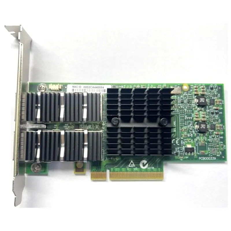 Mellanox ConnectX-3 Dual-Port Server Netwerkinterfacekaart Nic, Pcie X 8, 40Gbps Qsfp + Dual-Poort Netwerkadapter M5081-2QS
