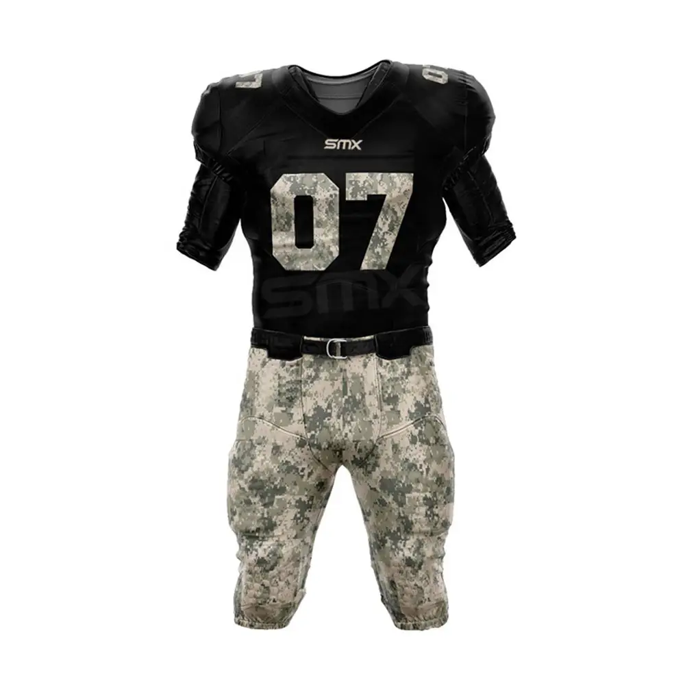 Comfortable And Breathable American Football Uniform Solid Material Available American Football Uniform