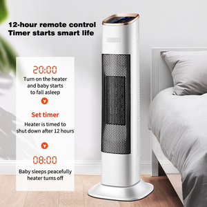 Ptc gốm xách tay nóng quạt nóng điện phòng nóng hiển thị kỹ thuật số điều khiển từ xa cài đặt nhiệt độ hẹn giờ - Product Image 3