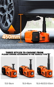 3 In 1 araba elektrikli jak Dc12v 5t yeni araba krikolar kompresör anahtarı araç aletleri acil durum araç kiti araba Jack kiti - Product Image 4