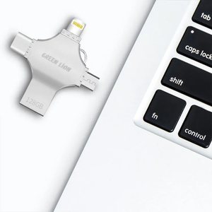 Yeşil aslan 4-in-1 USB Flash sürücü 128GB - Product Image 5