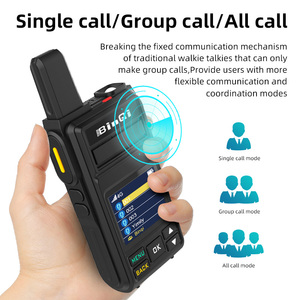 BINQI เครื่องรับส่งวิทยุมือถือ4G LTE BQ-168EU ดังฮอร์นโทร5000กม. อินเตอร์คอมไร้สายระยะไกลรองรับ GSM ซิมการ์ด - Product Image 2