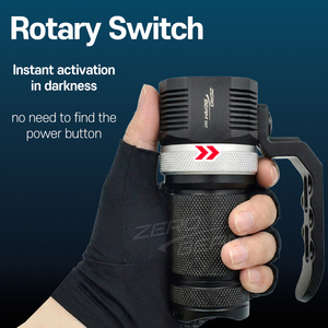 Zerobeam DX7 11000ลูเมนยาว726เมตรไฟฉายดำน้ำไฟฉาย LED กันน้ำสำหรับกิจกรรมโคลนกลางแจ้งผจญภัย - Product Image 4