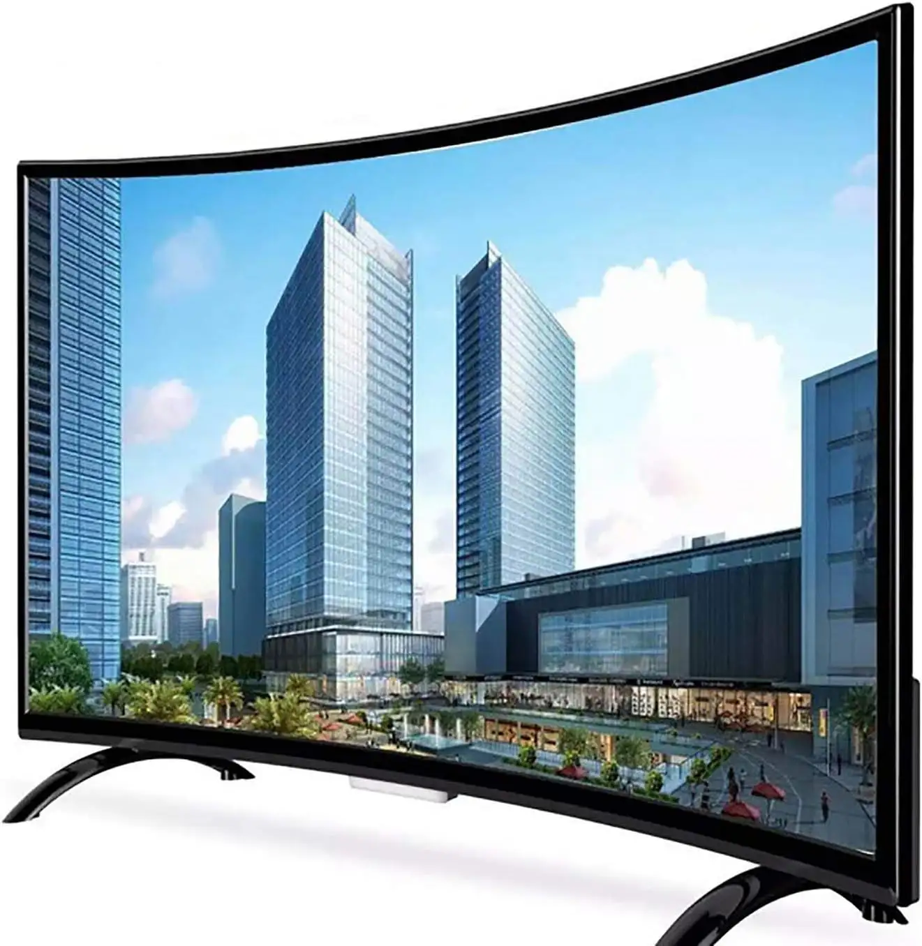 100% livraison gratuite télévision intelligente sur TV incurvée 75 pouces 4K Smart 100 disponible en gros prix disponible