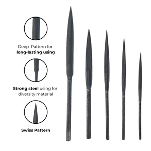 200mm ML büyük yarım yuvarlak dosya güçlü çelik iğne seti takı yapımı için, ahşap çalışma, taş işçiliği ucuz fiyat - Product Image 6