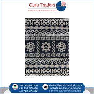 Customized Size Available for Easy to Clean and Maintain Quick-dry Polycotton Geometric Design <strong>Towel</strong> for Hotel Beach Usage - Product Image 4
